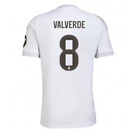Pánské fotbalový oblečení Real Madrid Federico Valverde #8 Domácí košile 2025-26 Krátkým Rukávem